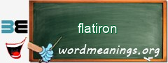 WordMeaning blackboard for flatiron